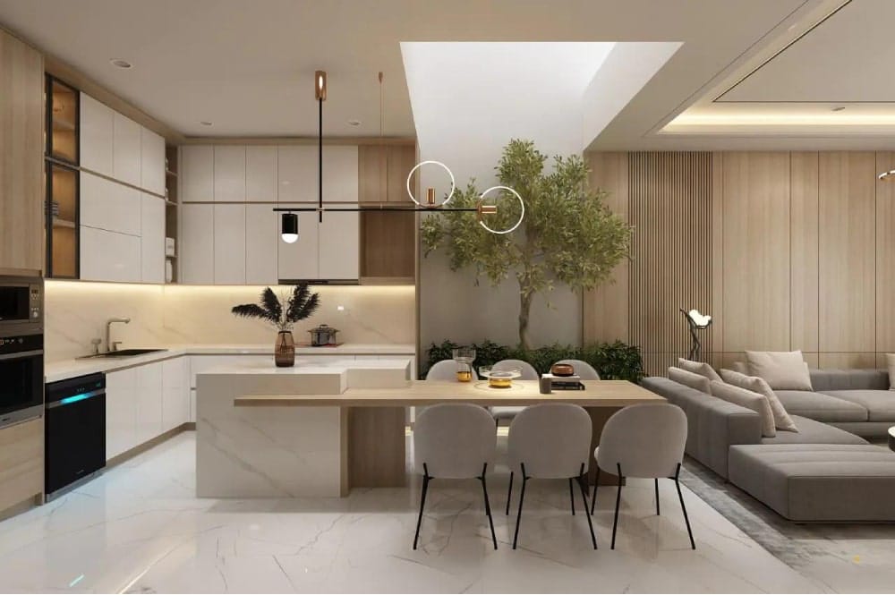 thiết kế phòng bếp nhỏ
