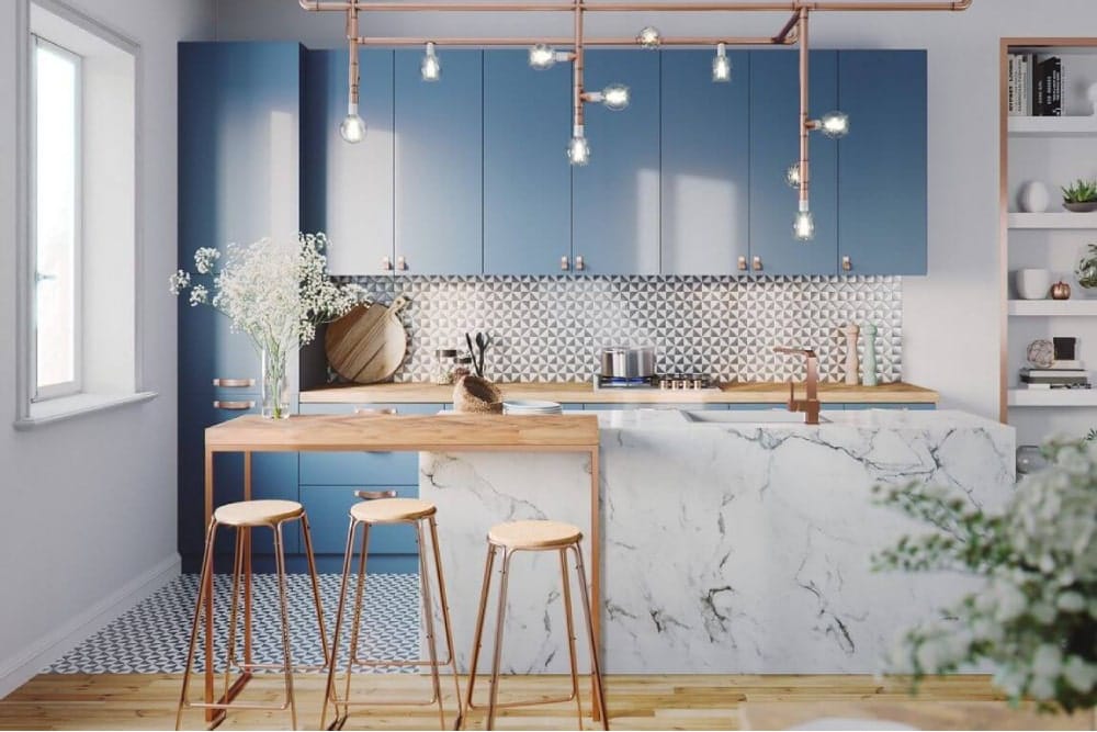 thiết kế phòng bếp nhỏ