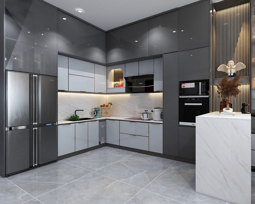 thiết kế phòng bếp nhỏ