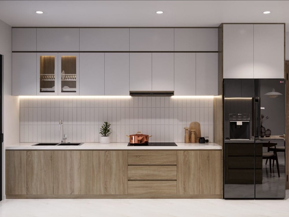 thiết kế phòng bếp nhỏ