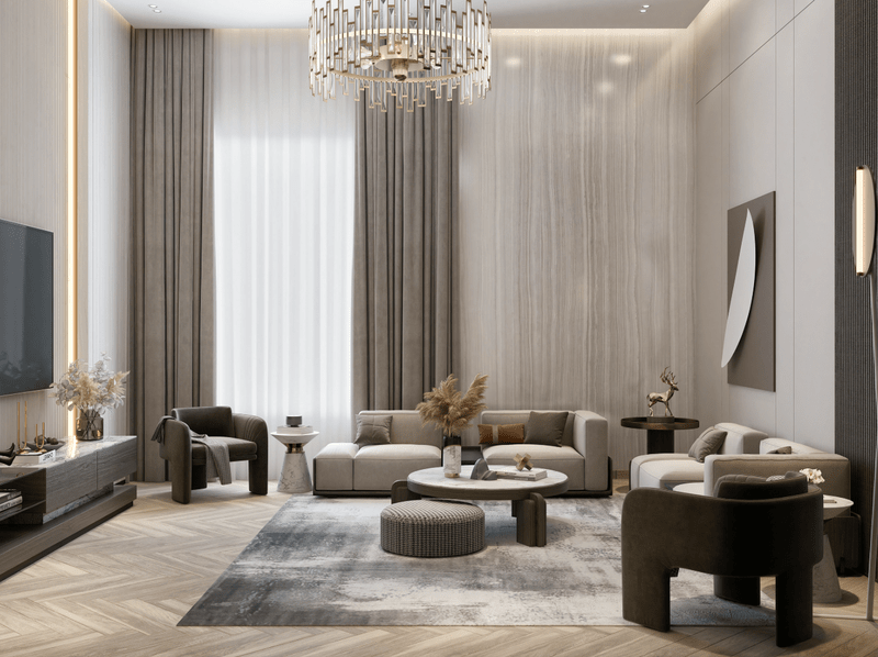 phong cách thiết kế nội thất đương đại