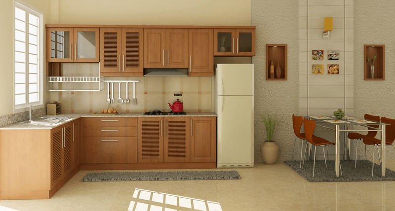 Vị trí để tủ lạnh trong nhà bếp
