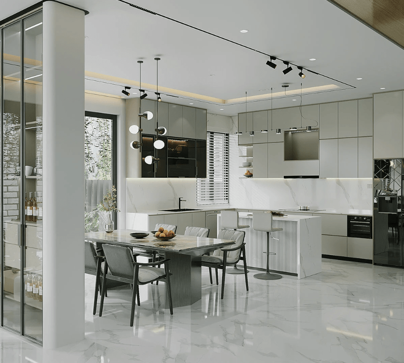 thi công nội thất phòng bếp hcm