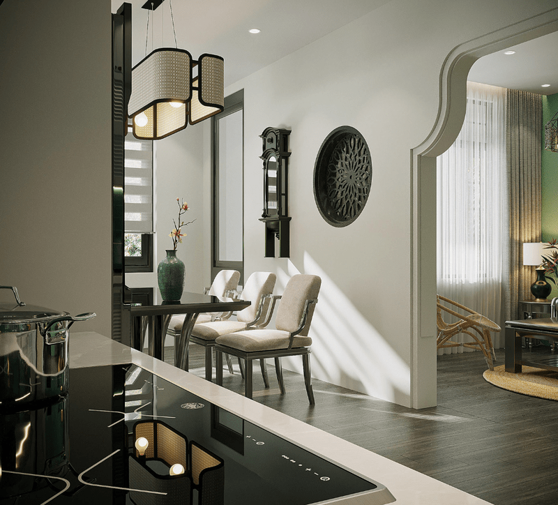 thiết kế phòng bếp đẹp