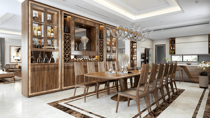thiết kế nội thất phòng bếp