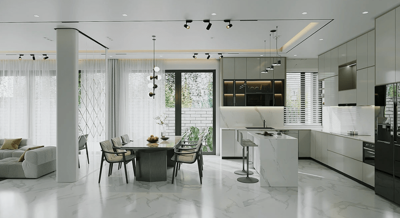 Thi công nội thất phòng bếp