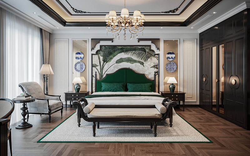 phòng ngủ indochine