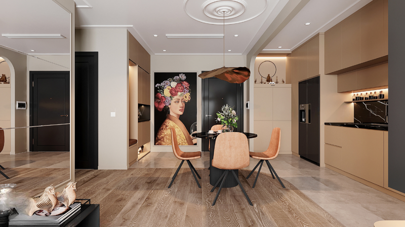 thiết kế nội thất chung cư 100m2