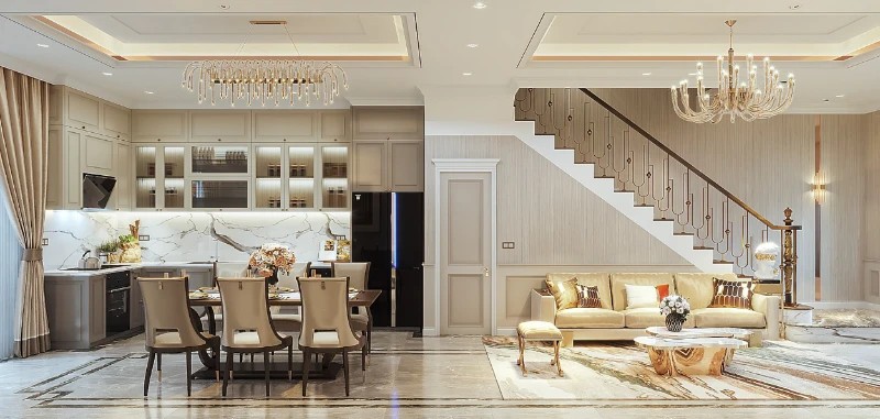 thi công nội thất biệt thự