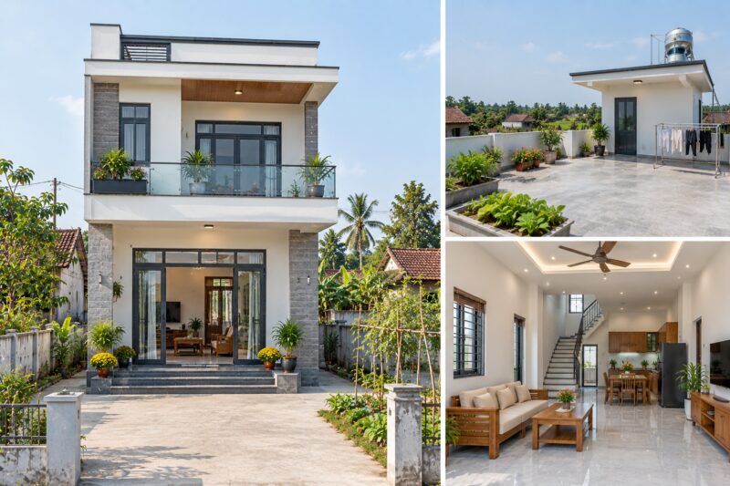 mẫu nhà 2 tầng nông thôn